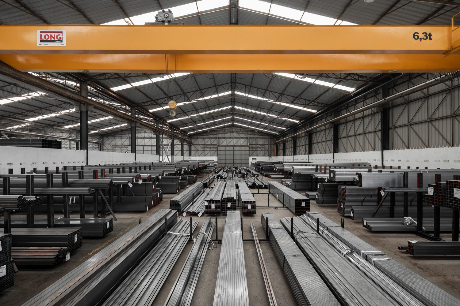 Industrial warehouse interior